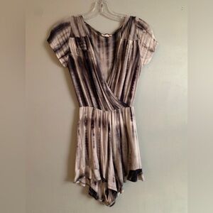 Rollercoaster (Marshalls) Tie Dye Wrap Top Romper S